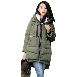 Perempuan's down jacket in green