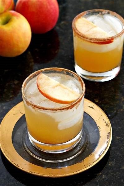 感謝祭 cocktail: Apple cider margaritas