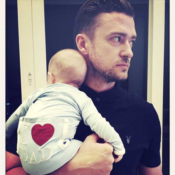 GAMBAR: Justin Timberlake and son
