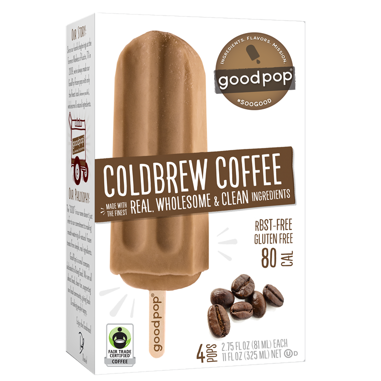 Terbaik healthy ice cream: Goodpop Coldbrew Coffee