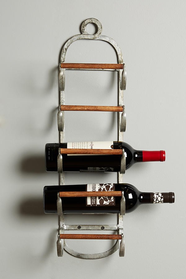 벽 Mounted Wine Rack