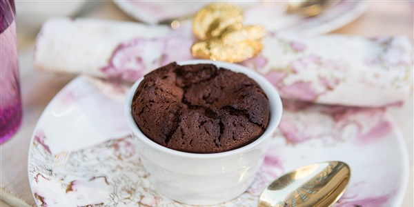 따뜻한 Chocolate Pudding Cakes