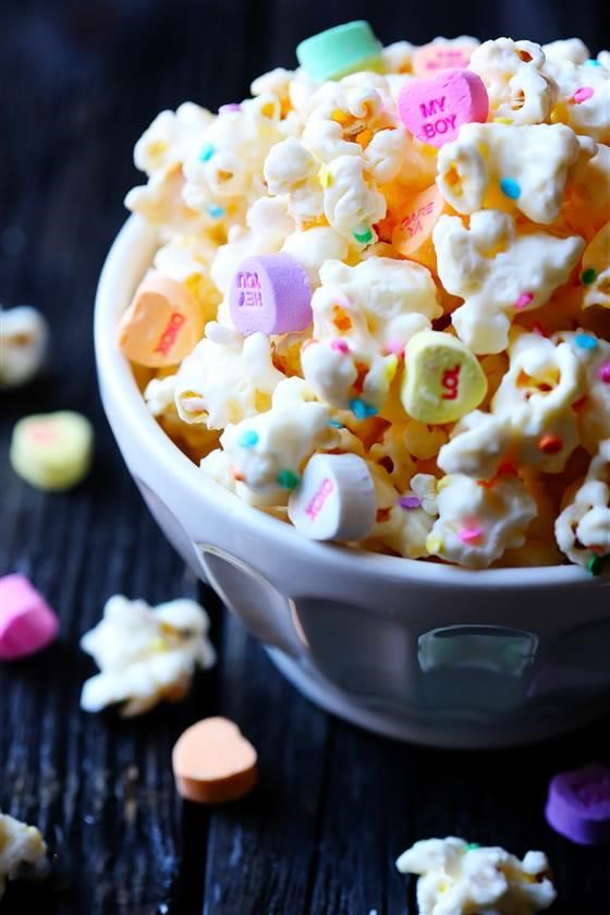 San Valentino popcorn (white chocolate popcorn)