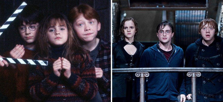 ハリー Potter first and last movie stills