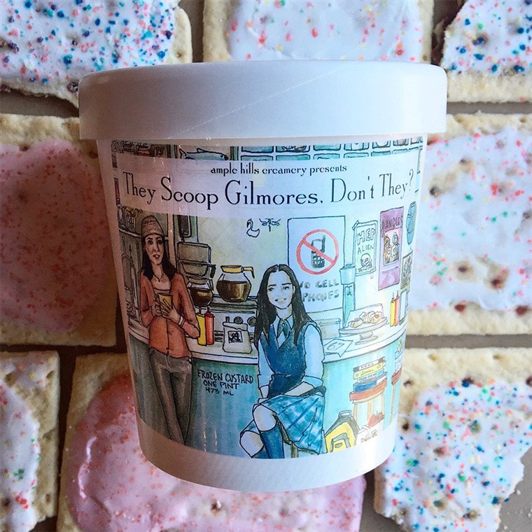 行こう ahead, eat all your happy feelings with this Gilmore Girls ice cream. 