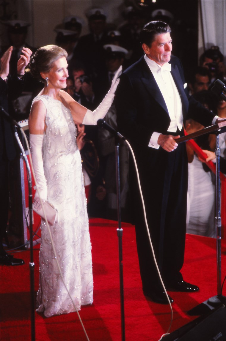 Presidente Ronald and Nancy Reagan, at Inaugural Ball