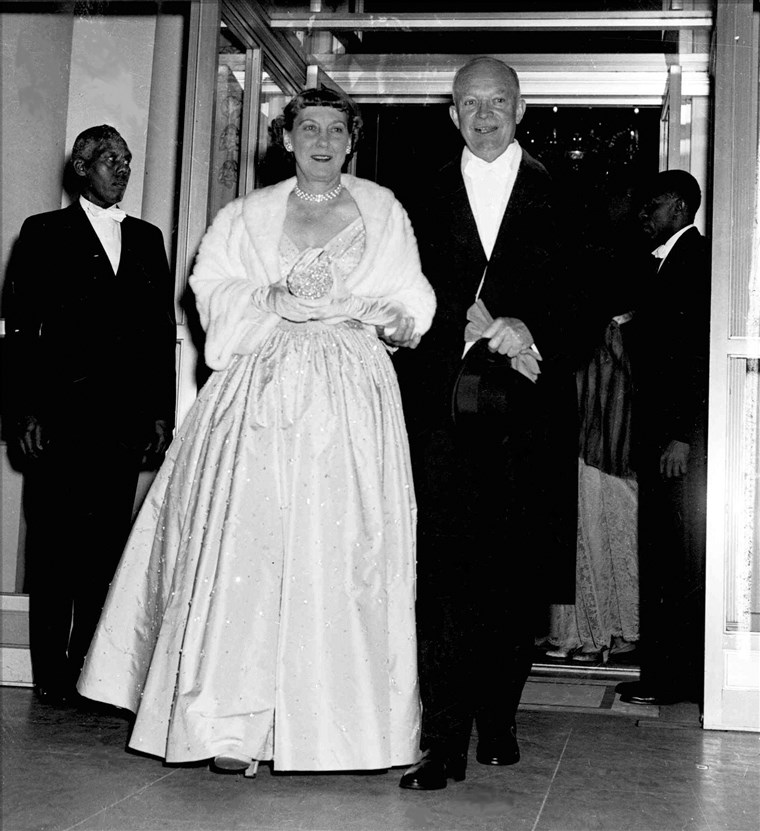 Mamie Eisenhower inauguration