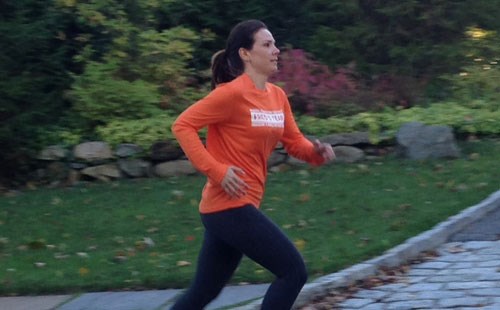 Erica Hill running