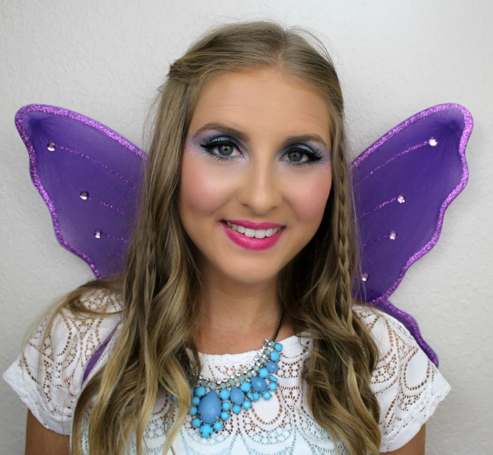 Viola fairy makeup