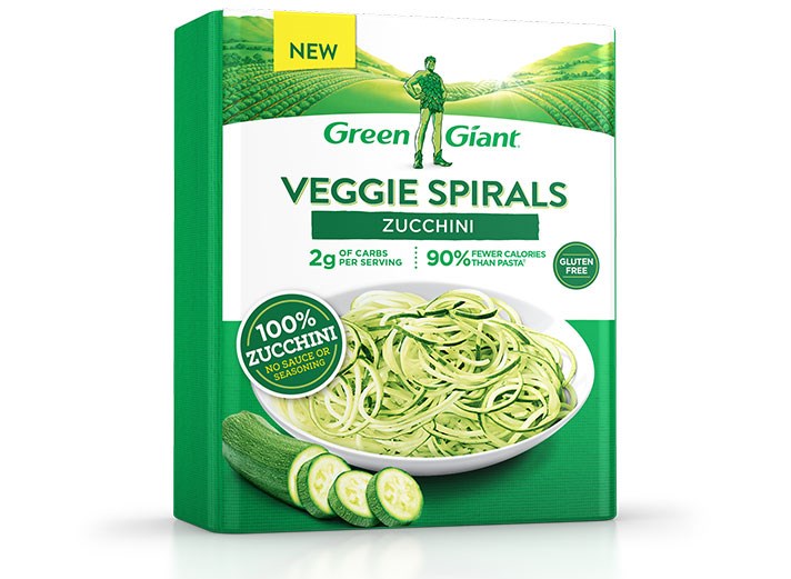 녹색 Giant Veggie Spirals Zucchini