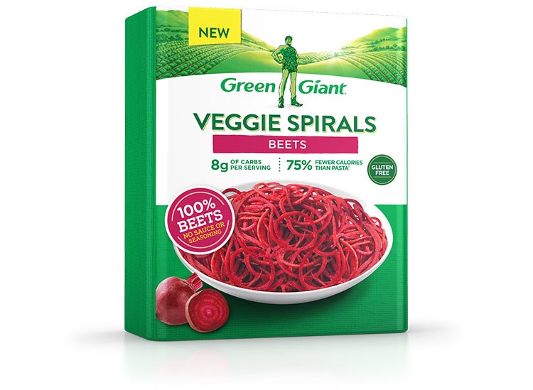 녹색 Giant Veggie Spirals Beets