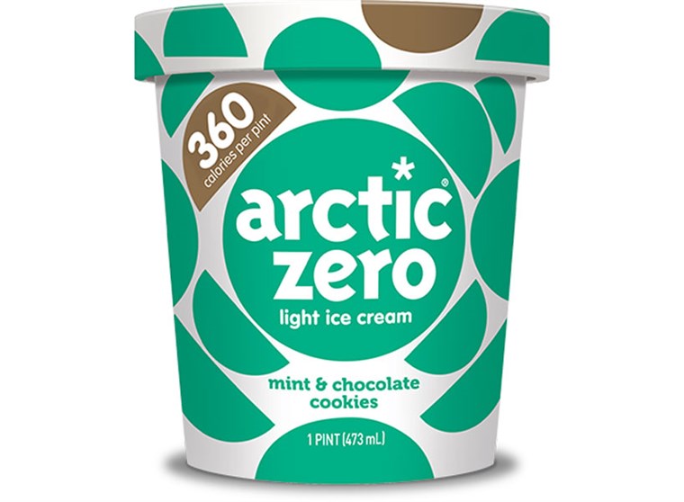 artico Zero Mint & Chocolate Cookies Light Ice Cream