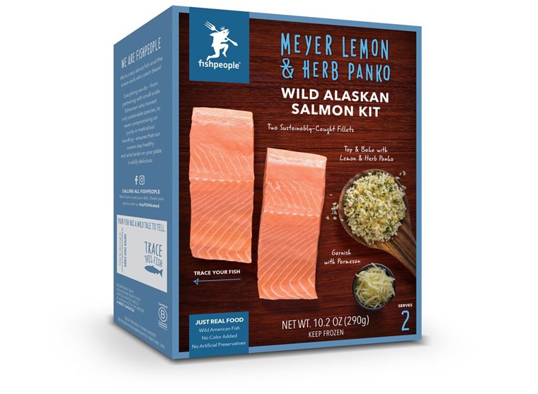 Fishpeople Meyer Lemon & Herb Panko Wild Alaskan Salmon Kit