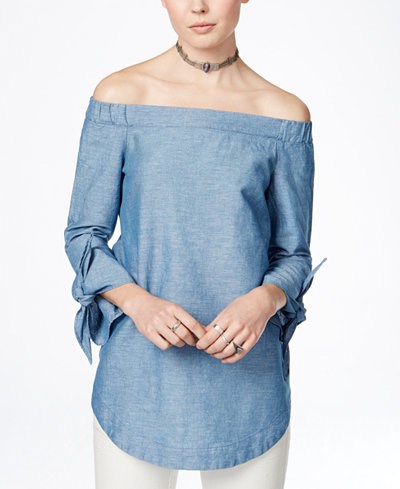 Macy's Free People Off-The-Shoulder Top