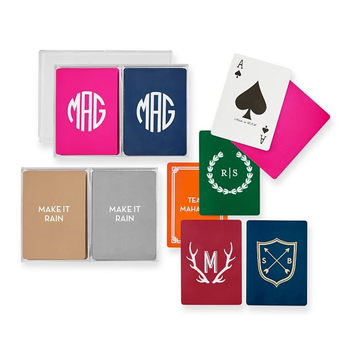 marchio & Graham personalized playing cards