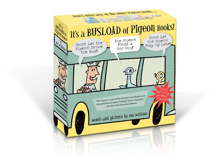 Saya t's a Busload of Pigeon Books!