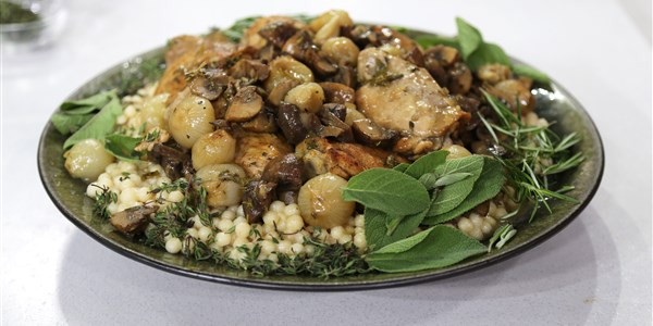 Spiced Chicken with Lebanese Couscous