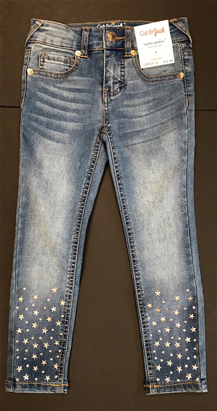 고양이 & Jack Girls' Star Studded Skinny Jeans sold at Target