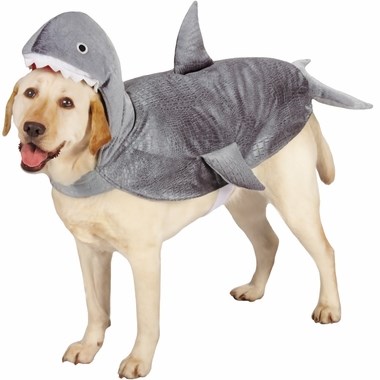 상어 dog Halloween costume