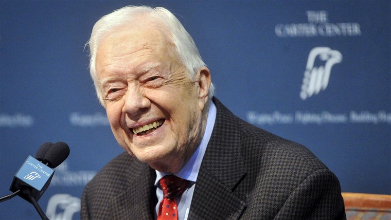 영상: Former U.S. President Jimmy Carter takes questions from the media during a news conference about his recent cancer diagnosis and treatment plans, at the Carter Center in Atlanta