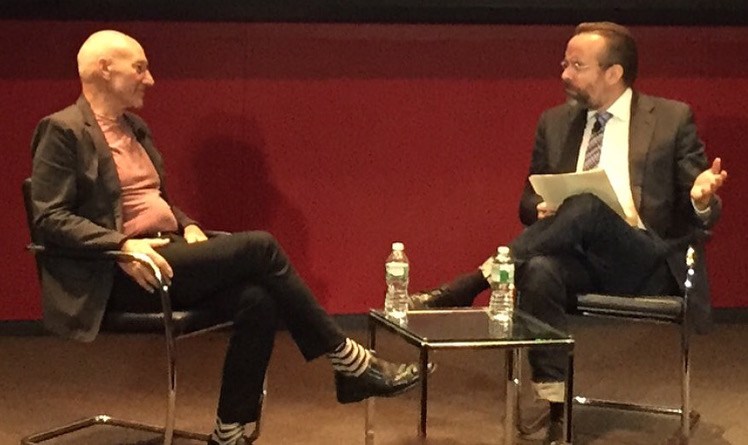 패트릭 Stewart discussed his life and career with Esquire's Mark Warren during a June 22 Q&A in New York City.