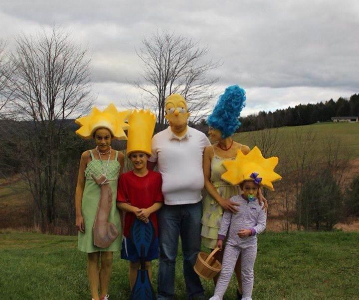 Keluarga Halloween Costumes: The Simpsons