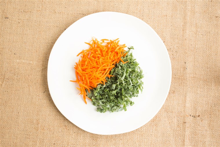 kubis and carrots for tabbouleh