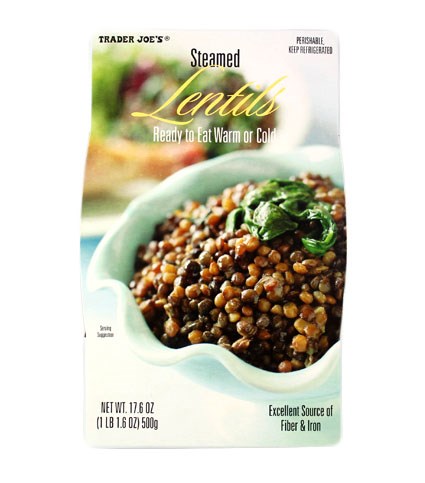 Al vapore lentils are a tasty plant-based protein.