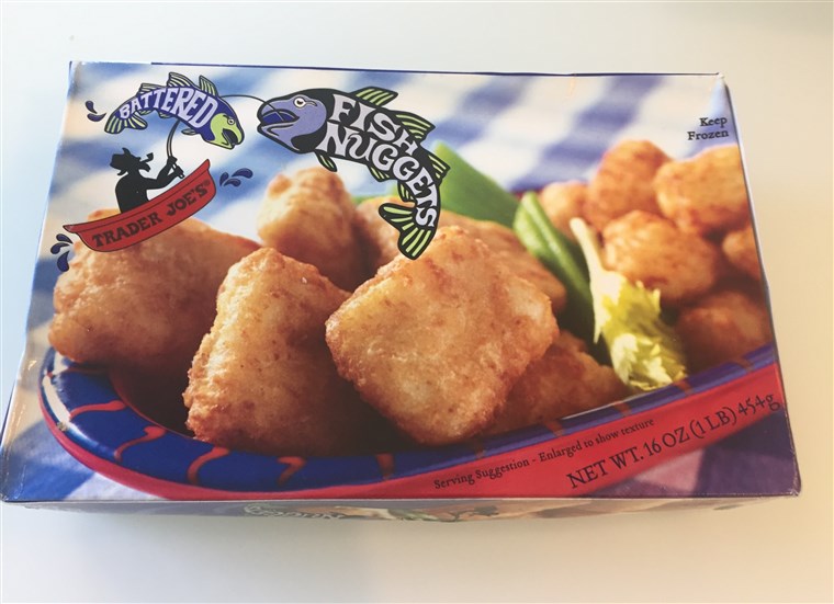 Uso pre-made fish nuggets for an easy protein in tacos.
