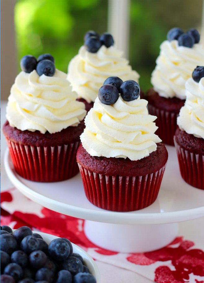 Merah velvet cupcakes