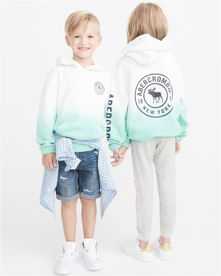 Itu clothing line is on sale at Abercrombie Kids stores and online this month. 