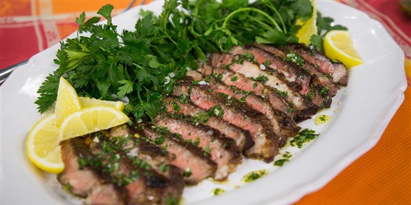 주철 Ribeye Steak with Za'atar Chimichurri