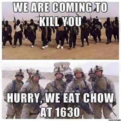 Gambar mocking ISIS threats