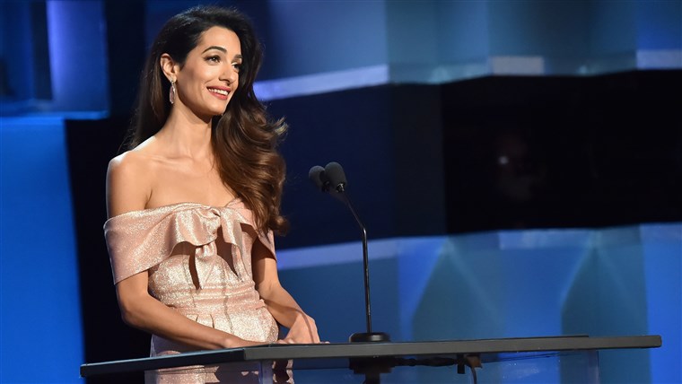 アマル Clooney honors George Clooney at 2018 AFI Life Achievement Award Gala