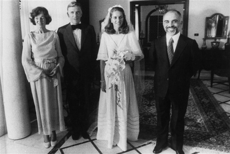 Lisa Halaby and King Hussein 