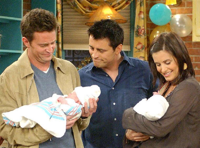 Gambar: Chandler, Joey, Monica