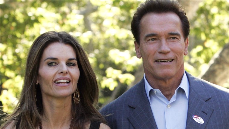 画像： Arnold Schwarzenegger, Maria Shriver