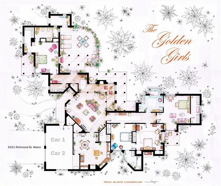 d'oro Girls house floor plan