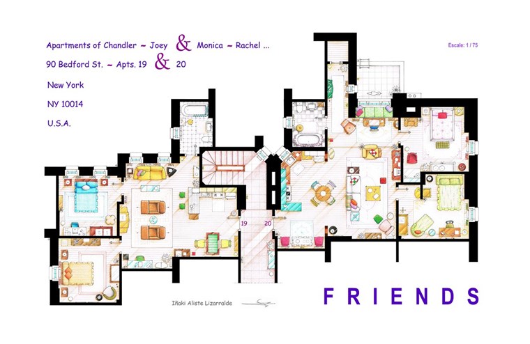 Amici apartment floor plan