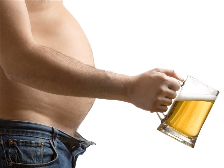 Ini is NOT Jim Galligan's beer belly, and he'd like it to stay that way.