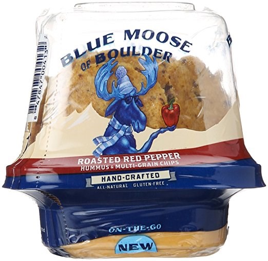 푸른 Moose of Boulder Roasted Red Pepper On-the-Go Hummus
