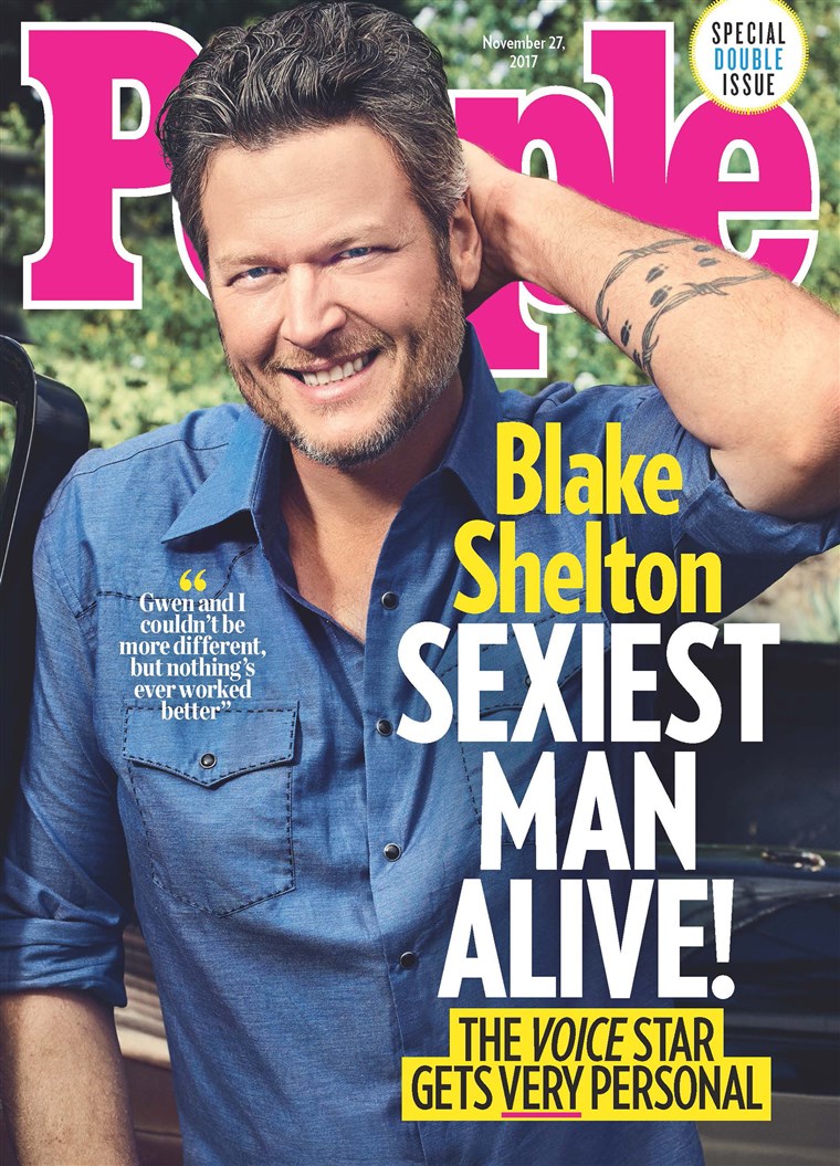 블레이크 Shelton is the Sexiest Man Alive by People Magazine