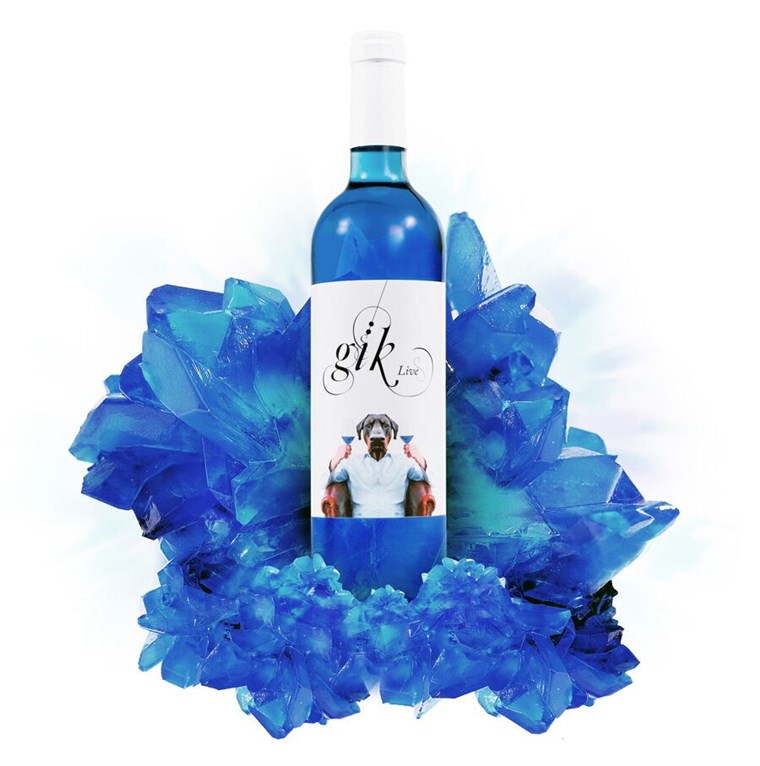 新しい blue wine from Gik will be launching in the U.S.