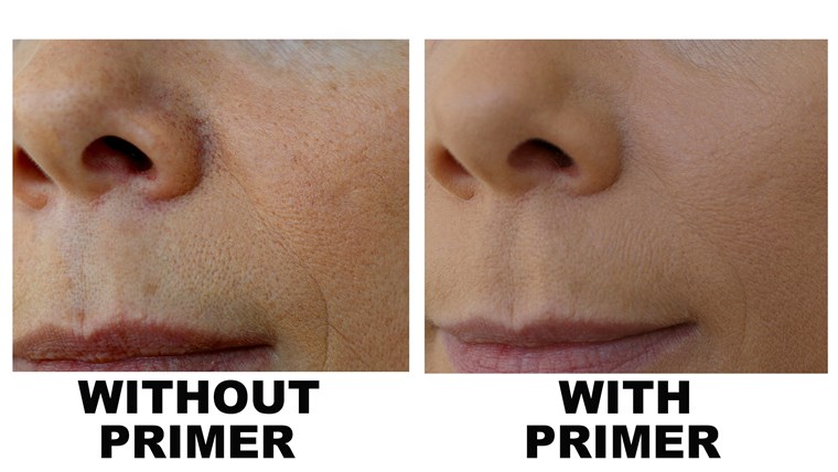 Smoothing Silicones: Minimize pores and/or wrinkles
