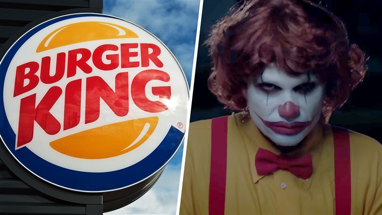 Burger King scary clown tease.