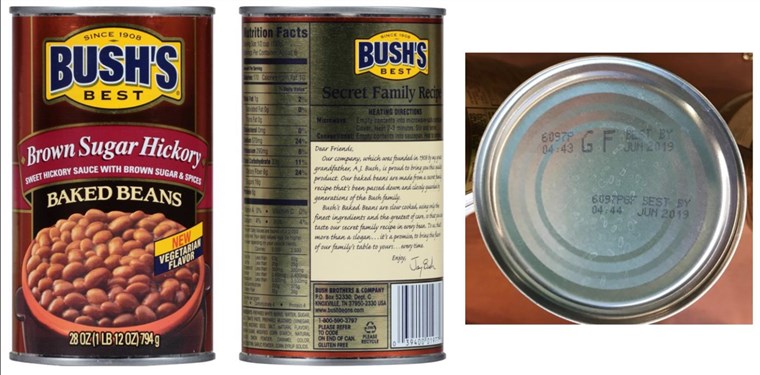 [Juli 22, 2023]: BUSH'S(R) BEST BROWN SUGAR HICKORY BAKED BEANS Voluntary Recall - 28 ounce withUPC of 0 39400 01977 0 and Lot Codes 6097S GF and 6097P GF with Best By date of Jun 20