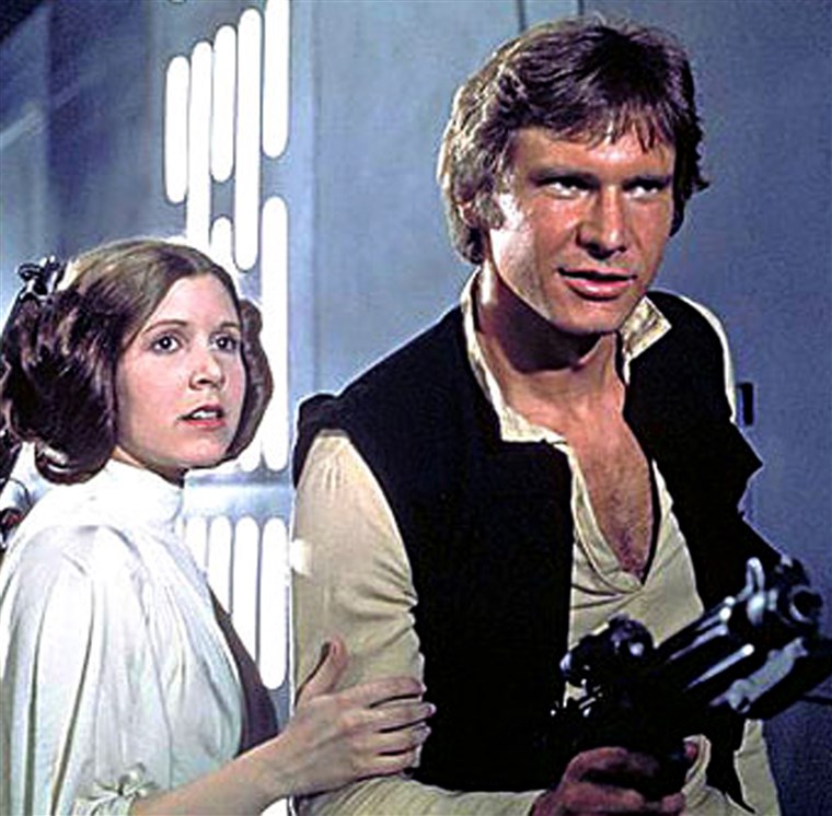 putri Leia and Han Solo