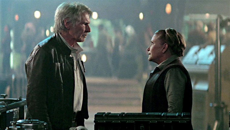 Itu force awakens: Han Solo Princess Leia