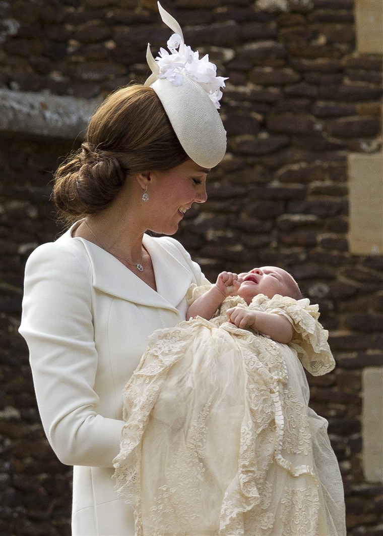 ケイト Duchess of Cambridge, Princess Charlotte, christening