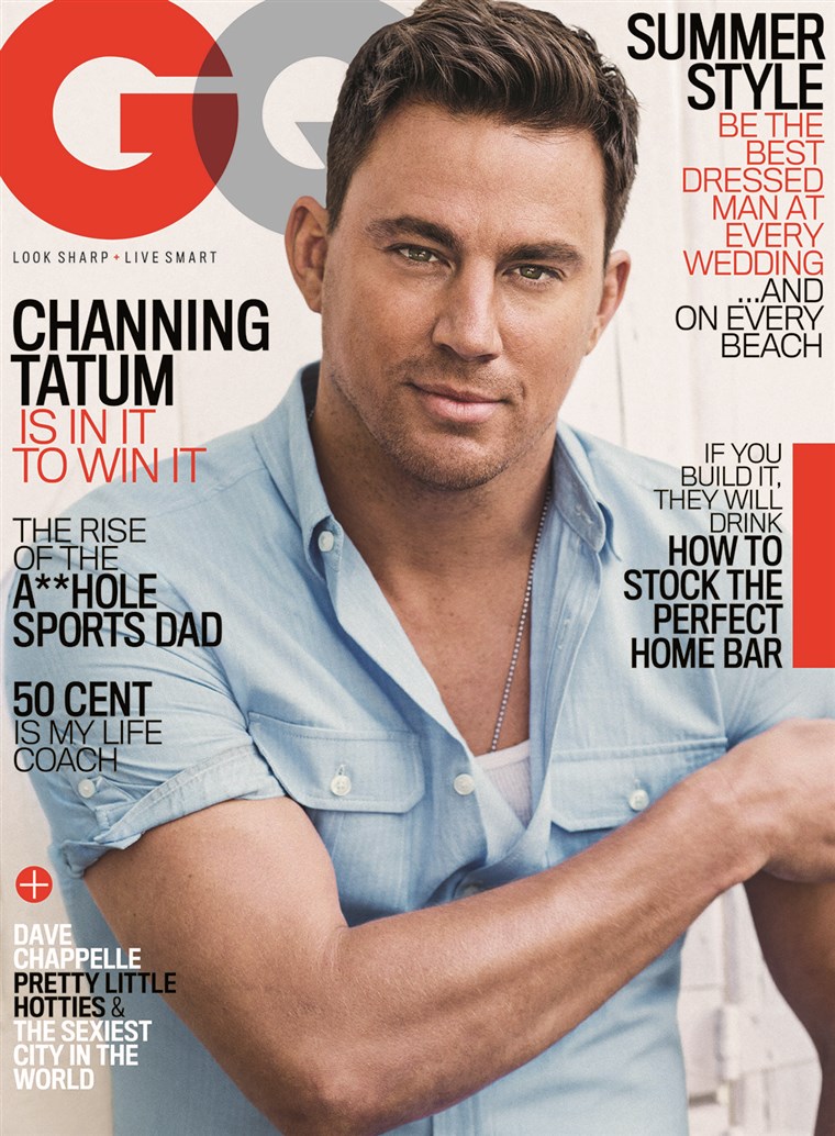 Immagine: Channing Tatum on the cover of GQ